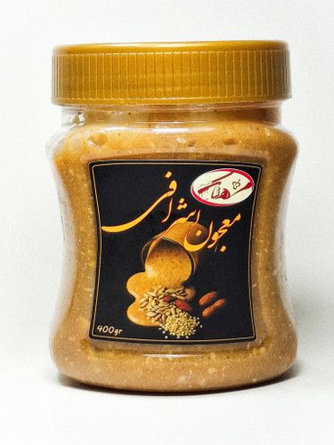 معجون مغزدار اشرافی شهتاک در وزن های 400گرمی