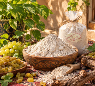 خاک سفید زلال سازی آب انگور 10۰۰گرم شهتاک